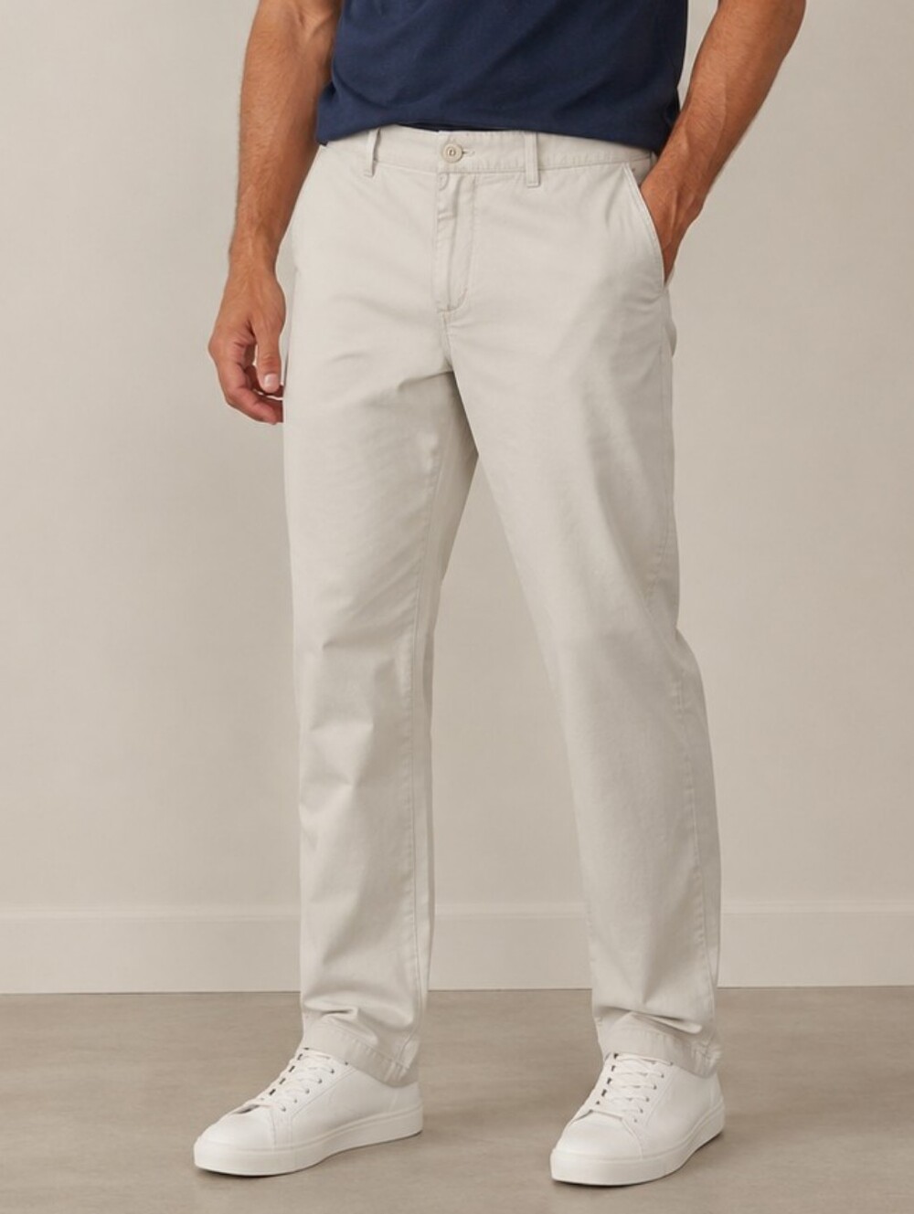 Calvin Klein Men 38x30 Chino Pants Khaki Tan Straight Leg Business Casual